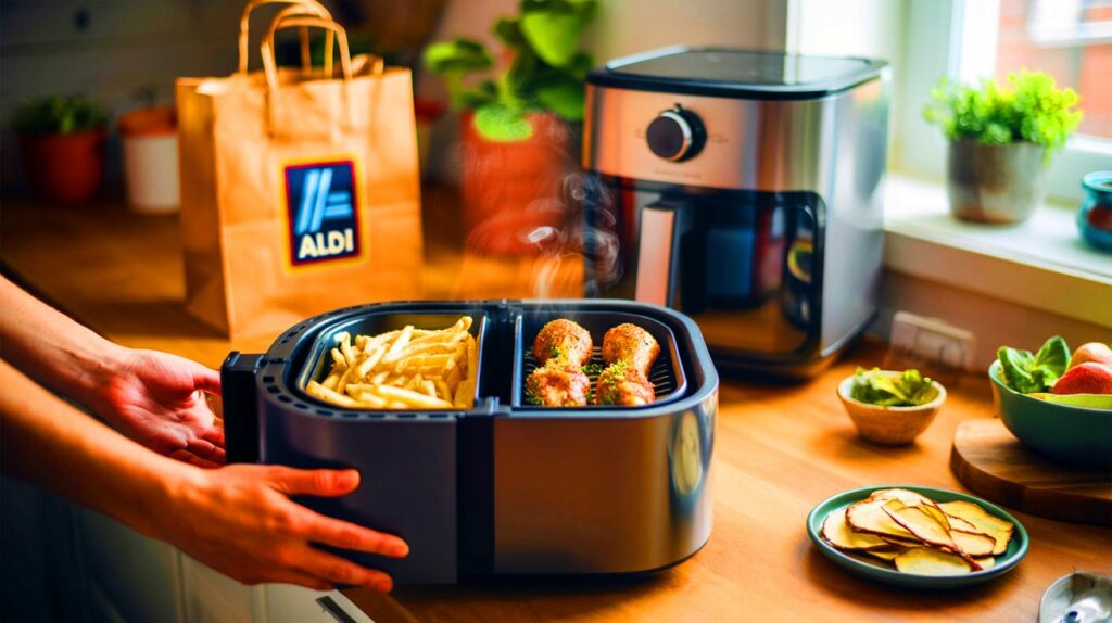 69,99 statt 200 euro: aldi verkauft heißluftfritteuse mit 9 litern – lohnt sich der kauf für euch?