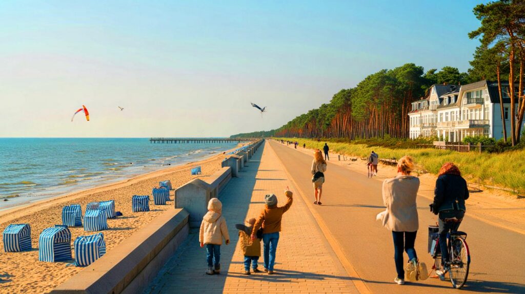 Berliner aufgepasst: 180 Minuten zur Ostsee – 4.800 Meter Promenade machen Kühlungsborn zum Hit
