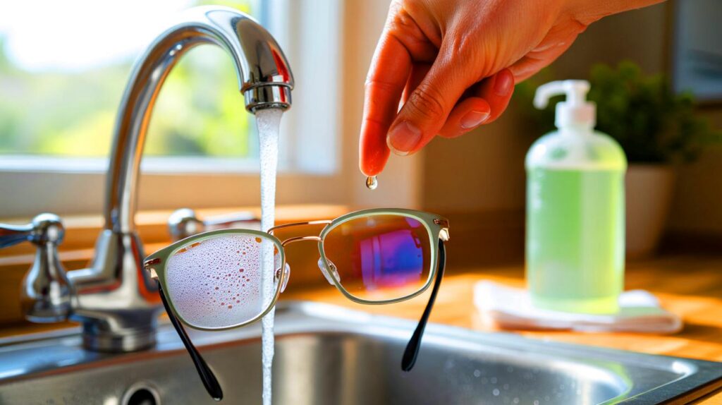 Brille putzen ohne tuch und mikrofaser: 1 tropfen spülmittel, 45 sek., 0 kratzer – so klappt's