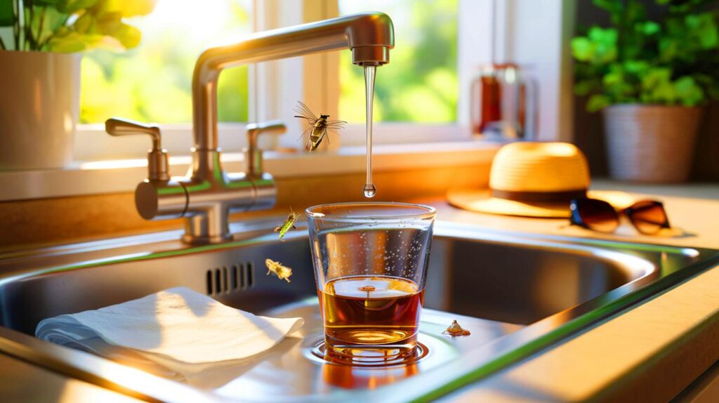 Darum sollten Sie beim Sommerurlaub ein Glas und ein Papiertuch im Spülbecken lassen