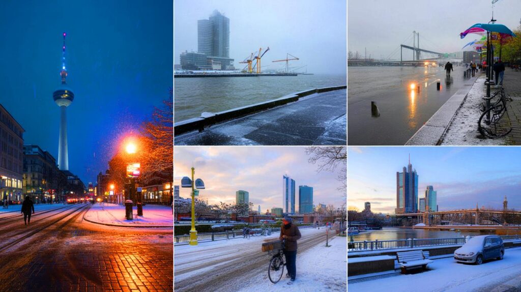 Erster schnee in ihrer stadt: fallen in 17 bis 65 tagen die ersten flocken? Berlin, Hamburg, Köln