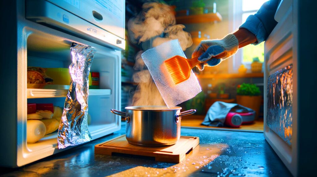 Gefrierschrank vereist: in 7 minuten mit alufolie enteisen, sie sparen bis zu 30 % stromkosten