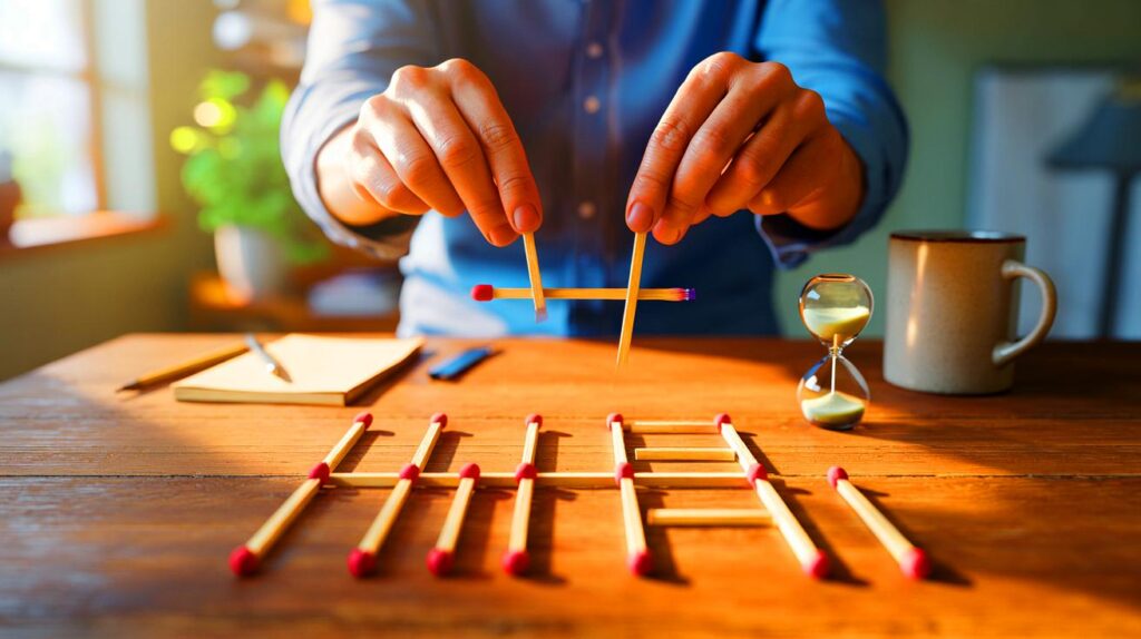 IQ-test 130+: in 2 zügen eine falsche streichholzgleichung korrigieren – schaffst du das heute?