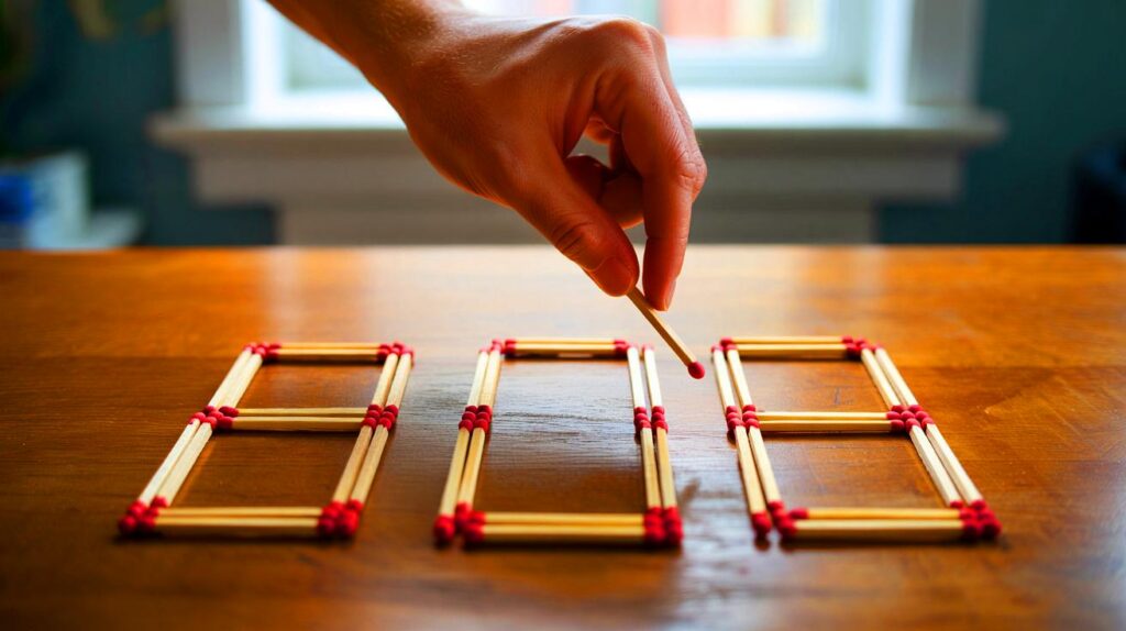 IQ-test mit streichhölzern : schaffen sie es, aus 508 mit nur 1 zug die 909 zu legen? und 3 tricks