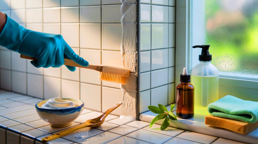 Kein Essig, kein Bleichmittel: die Zaubermischung, die schwarze Fugen in Minuten entfernt