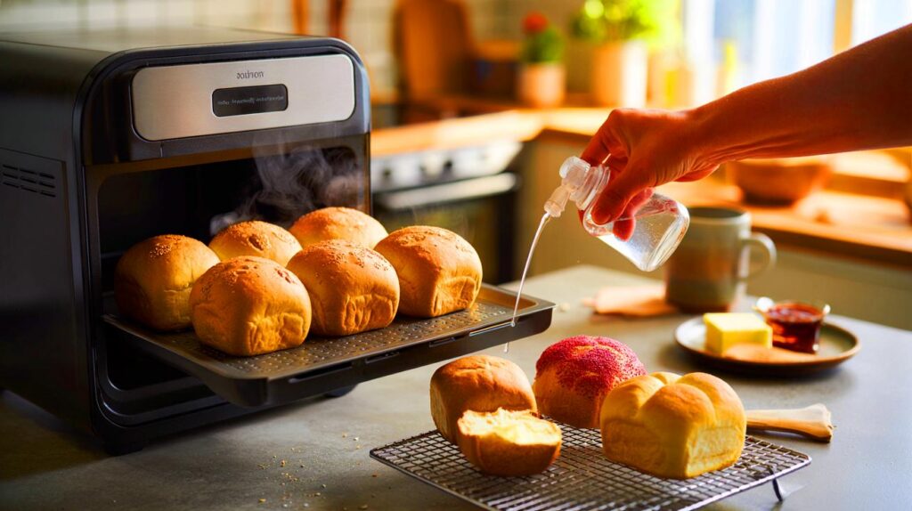 Tiefkühlbrötchen im airfryer: backst du sie bei 190° statt 175° und wunderst dich über zähe kruste?