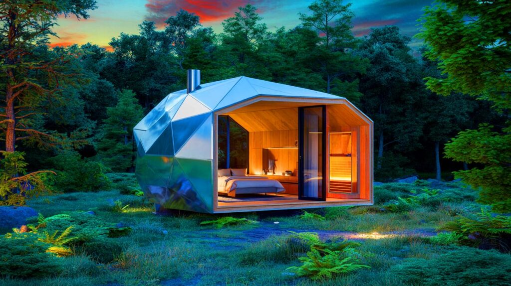 Ungarns mini-raumschiff für euch: 20 m², sauna, 73.500 euro – würdet ihr darin wohnen? heute