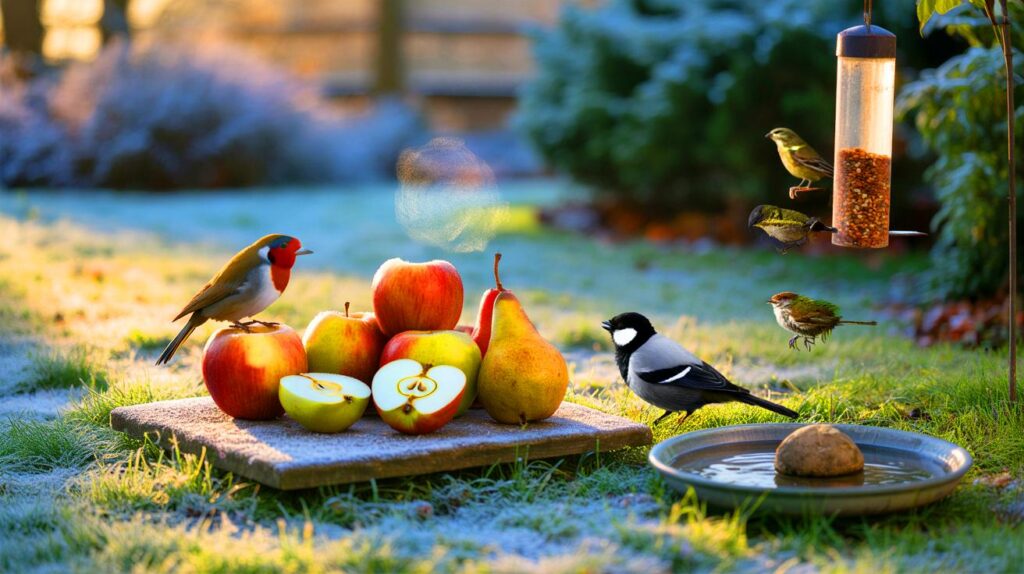 Vögel im kalten garten: legen sie diese 2 früchte aus – ab 0 grad locken sie 7 arten täglich im herbst