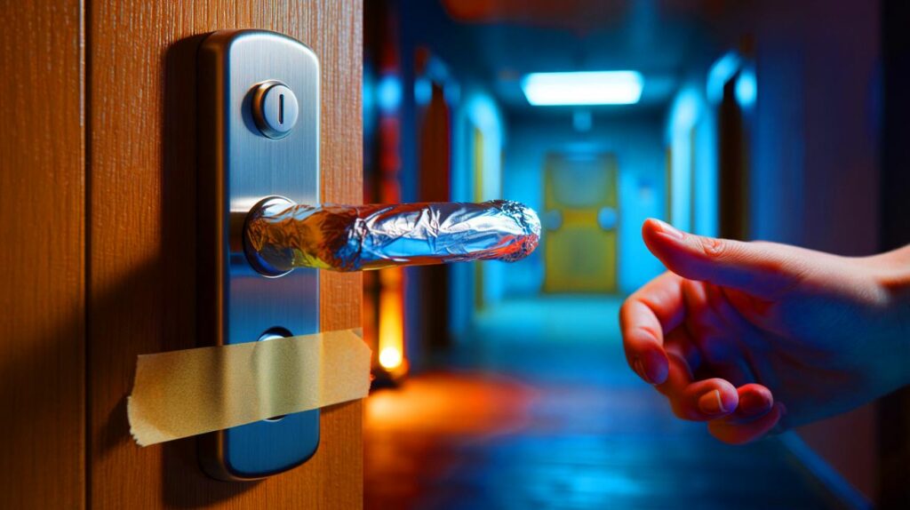 Warum immer mehr menschen alufolie an türgriffen anbringen: 3 gründe, 2 minuten aufwand, unter 1 euro